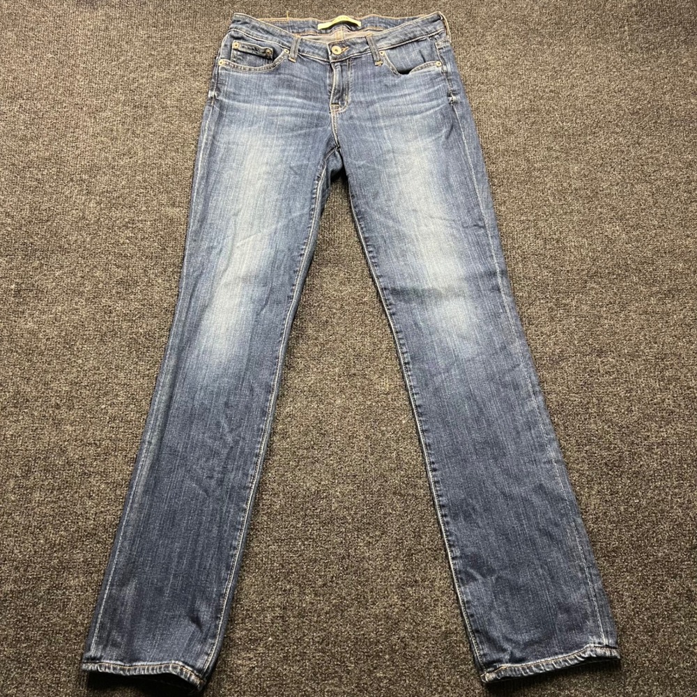 Big Star Women 27R Medium Wash Straight Leg Denim Jeans Blue 1073-138